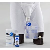 Afex Management System for Male Incontinence with High Receptacle (XX Large)
