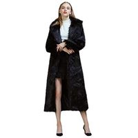 ✷ HebeTop ✷ Women Jacket, Womens Faux Fur Soft Warm Hooded Coat Outerwear Overcoat Long Jacket Black