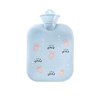 Zxb-shop Hot Water Bottles Durable Hot Water Bag Reusable Portable Hot Water Winter Water Injection Hot Water Bottle Warm Palace Bag Water-Filled Hot Water Bottle (Color : K)