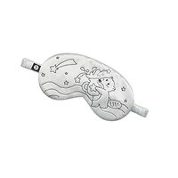 Aquarius Astrological Sign Natural Silk Sleep Mask, FENGLL Cute Smooth Sleeping Eye Mask Light Comfortable Blindfold