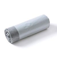 30 Piece Strong Thick Plastic Bag Drawstring Garbage Bag Kitchen Bedroom Bathroom Garbage Garbage Bag Kitchen Accessories K20,Gray,30pcs