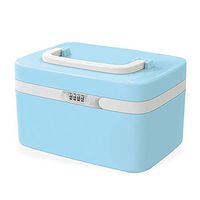 JD Home Combination Lock Child-Proof Medicine Box Portable Simple Beauty Case Secret Organizer with Four Compartments