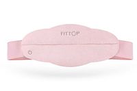 Electric Menstrual Cramps Relief Period Pain Reliever Belt Slimming Abdominal Therapy Electric Warming Massage Belt Heating Warmer Slim Belt (LC-Pink)