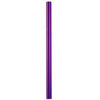 Sikye Stainless Steel Drinking Metal Straws,Wide Long Reusable Smoothie Straws Jumbo Bubble & Boba Tea Straws (Purple)