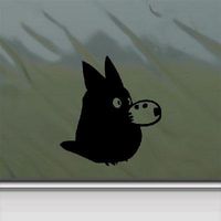 DIE CUT TOTORO VINYL DECOR HOME DECOR ADHESIVE VINYL STICKER DECAL CAR STUDIO GHIBLI NOTEBOOK LAPTOP CAR WINDOW BLACK MACBOOK DECORATION AUTO HELMET