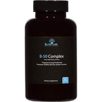 Super Active B Complex - Pure B-50 Complex Vitamins - Natural, Methylated, Bioavailable, Vegan Vitamin Supplement For Men And Women - Supports Energy, Focus, Sleep, Immune System, Stress - 60 Capsules