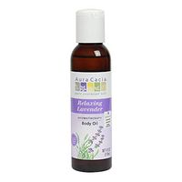 Aura Cacia Relaxing Lavender Aromatherapy Body Oil | GC/MS Tested for Purity | 118ml (4 fl. oz.)