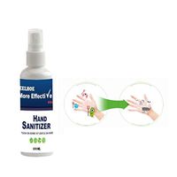 Moliiy Disinfectant Spray, Mini Portable Disinfection Spray Bottle, Alcohol-Free Bacteriostatic Atomizer Pump Bottle (100ML)