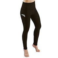 Amiley Women High Waist Yoga Pants Fitness Leggings Running Tights Gym Stretch Sports Pants Trousers with Out Pockets (Large, Green)