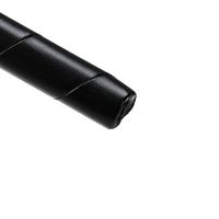 Hellermann Tyton 2.5NFP0C Spiralwrap.375'' Diameter, PE, Black, 100ft Reel