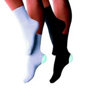 Meditex Silicone Soft Heel Socks - White (Pair)