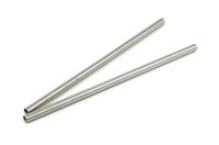 StainlessLUX 77510 2-piece Stainless Steel Straight Milkshake Straws/Smoothie Straw Set, 8.5 Inches Long x 0.3 Inches Diameter, Brilliant Finish Food-safe 18/8 Stainless Steel