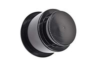 Marine City Black Plastic Cup Drink Holder Without Drain Hole