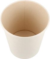 Bioheroes Pulp Soup Tub 32 Ounce | Biodegradable Disposable Plastic PLA Bamboo Tub | Eco Friendly Perfect For Restaurants, Traveling, Parties or More, Pack of 25