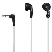 Sony Products - Sony - Fashion Earbud Headphones, Black - Sold As 1 Each - Less distortion. - Powerful bass and clear treble sound. - Light in-the-ear design.
