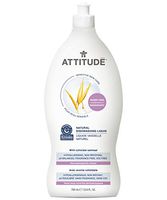 ATTITUDE Sensitive Skin, Hypoallergenic Dishwashing Liquid, Fragrance Free, 23.6 Fluid Ounce