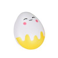 TONSEE Egg Design Contact Lens Case Box Set Cleaning Holder Soak Storage Travel (Yellow)