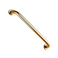 Bathroom safety rails Bathroom handrails, bathroom Non-slip Safety Full copper material armrest Gold (Size : 37cm)