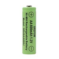 Moonrays 97144 AA 600mah-8 Pack NiMh, Silver