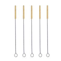 Fangfang Extra-Long 16 Inch x 1/2 Inch Tube Bottle Brush 5 Pack