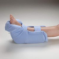 Rolyan R Boot, Comfortable Heel Cushion Supports Ankle and Heel for Sleeping or Sitting, Foam Cushion Holds Heel in Supine State, Straps Help Secure Ankle, Antimicrobial Fabric and Open Toe Design