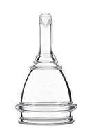 AIWO Soft Menstrual Cup - Sterilized Pack - Unique Discharge Valve - Care Period Protection Cups - Pad and Tampon Alternative (M(80mm*46mm), Clear)