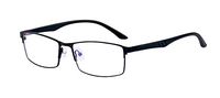 ALWAYSUV Black Nearsighted Shortsighted Myopia Glasses for Men Women These Are Not Reading Glasses -2.5