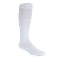 Sigvaris 602CLLM00 18-25mmHg Mens Closed Toe Knee High Compression Sock, Large & Long, White