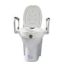 LXT PANDA Medical Raised Toilet Seat-Deluxe Portable Elevated Riser with Padded Handles, Toilet Seat Lifter for Bathroom Safety, Assists Disabled, Elderly or Handicapped.