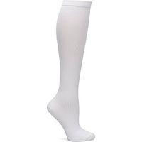 Nurse Mates Women's 12-14 Mmhg Wide Calf Compression Trouser Sock White