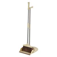 Forart Broom and Dustpan Set Long Handle Dustpan and Lobby Broom Combo Upright Grips Sweep Set with Broom Home Clean Tool