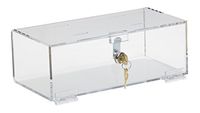 Omnimed  183000 Acrylic Refrigerator Lock Box, 4 1/4" H x 12" W x 6" D