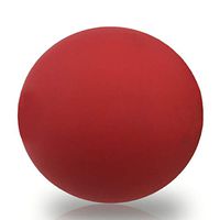 Premium Lacrosse Trigger Point Massage Balls for Myofascial Release, Plantar Fasciitis Foot Roller Therapy, Muscle Knots, Yoga Therapy, Exercise & Recovery (Red)