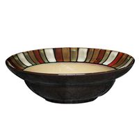 AXZHYX Bowl Ceramic Bowl Noodle Rice Soup Bowl Fruit Salad Plate Snack Dessert Pastry Tableware Food Utensils 21.5x6.3cm Hotel Tableware Home Noodles Boiled Fish Soup Bowl