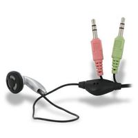 Logitech Logitech Earbud with In-line Microphone (Catalog Category: Audio / Video / Headsets)