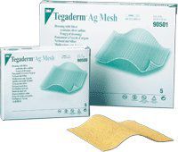 Tegaderm 90500 Ag Mesh Dressing with Silver 2" x 2" Box of 5