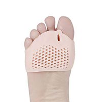 KCPer Breathable Metatarsal Pads Ball of Foot Pain Relief Cushions Metatarsal Pads - 1 Pair - Soft Gel Ball of Foot Pads - Bunion Forefoot Cushioning Relief Women
