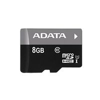 ADATA Premier 8GB microSDHC/SDXC UHS-I U1 Memory Card with Adapter (AUSDH8GUICL10-RA1)