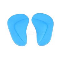 Kids Gel Orthotics Arch Support Pads - O/X Type Leg Corrective Insole, Silicone Leg Posture Corrector, Flat Feet Therapy Shock Absorbers Inserts, for Children Plantar Fasciitis Fallen Arches (L)