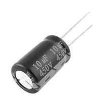 Wikiwand 2Pcs Electrolytic Capacitors 450V 10uF HIGT Quality 10UF 450V Capacitor(Black)