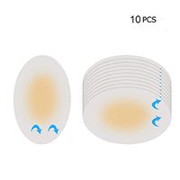 Pinkiou 10 Packs Heel Blister Pads Prevention Cushioned Bandages Gel Guard Stickers Athletes Anti-Wearing Waterproof Adhesive Toes Protect Heal Skin from Rubbing Shoes for Running Hiking(4.4 * 6.9cm)