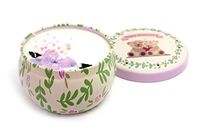 Creationtop Scented Candles 100% Paraffin 100% Soy Wax with Essential Oil Cotton Wick for Stress Relief and Aromatherapy Strongly Floral Fragrances Home Decor Aroma Candles (English Pear/Freesia)