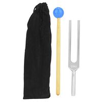 Tuning Fork, Aluminum Alloy 528Hz Chakra Hammer Ball Diagnostic Ear Tuning Fork Sensory Tuning Fork, Sound Massage Hearing, Sliver