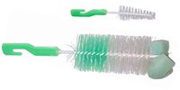 Baby Bottle Brush Cleaning Set All Kinds of Baby Bottles & Accessories, Nipple Brush, Baby Bottle Cleaner Cleaning Brush & Sponge Bottle Brush Cleaner with Non-Slip Grip Handle