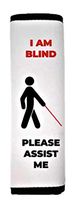 Medical Alert Seat Belt Cover (Blind)