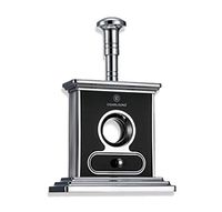 Cigar Cutter Luxury Stainless Steel Table Top Cigar Guillotine Cigar Scissor Thanksgiving Day Idea to Husband Father (Color : Black)
