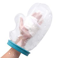 Adult Cast Protector for Shower Wrist, Reusable Waterproof Hand Cast Cover for Broken Wrist, Hand and Arm, Silicone Rubber Cast Covers Bag Keep Wounds & Bandages Dry in Shower Bath Or Swimming