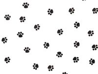 5ct. Animal Print Tissue Paper 15"x20" Sheets Gift Wrap Leopard Zebra Paw Giraffe (Black/White Paw Print) ngKE1952