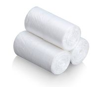 Feiupe 1.2 Gallon Handle Clear Small Trash Bag Garbage Bag Trash Can Liner (90 Bags)