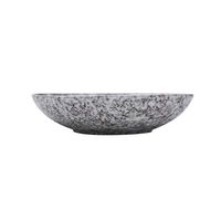Bowl Bowl Nordic Ceramic Salad Bowl Bowl Soup Bowl Snowflake Glaze Open Soup Bowl Underglaze Color Fruit Bowl Shallow Bucket Household tableware, retro bowl